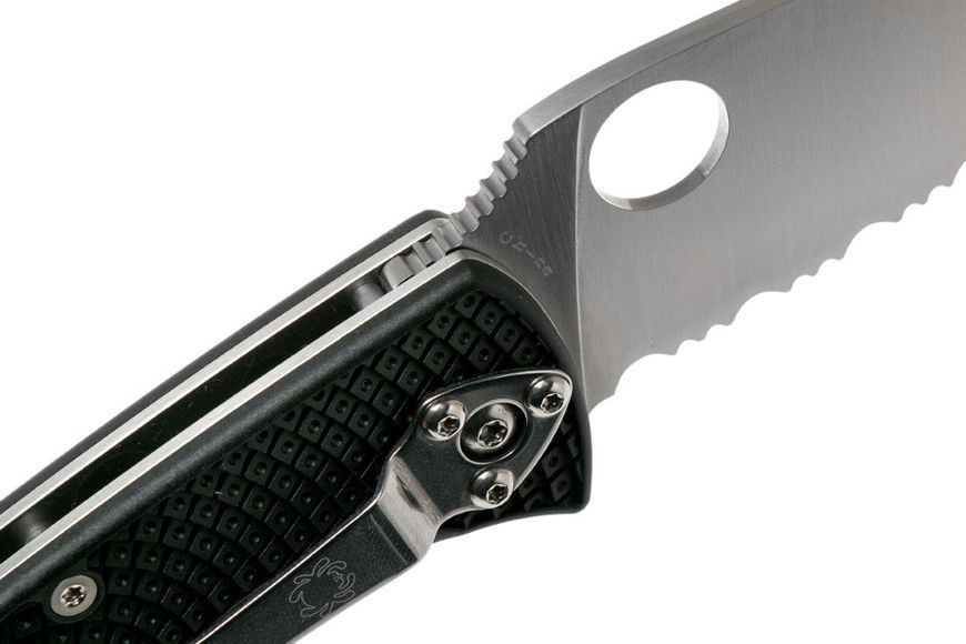 Ніж Spyderco Tenacious Lightweight Напівсеррейтор C122PSBK 871390 фото