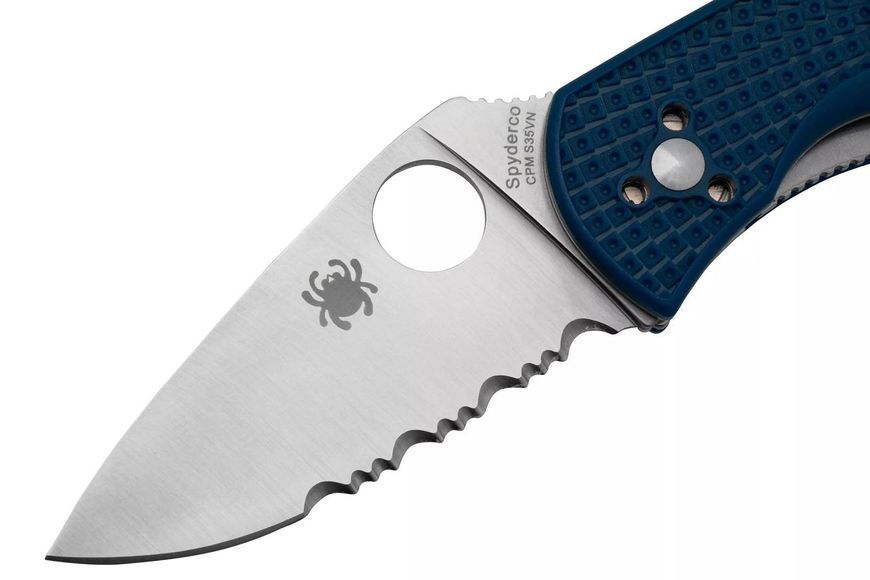 Нож Spyderco Persistence Lightweight Полусеррейтор C136PSBL 871548 фото